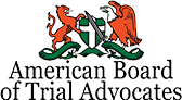 American Board of Trial Advocates Logo 